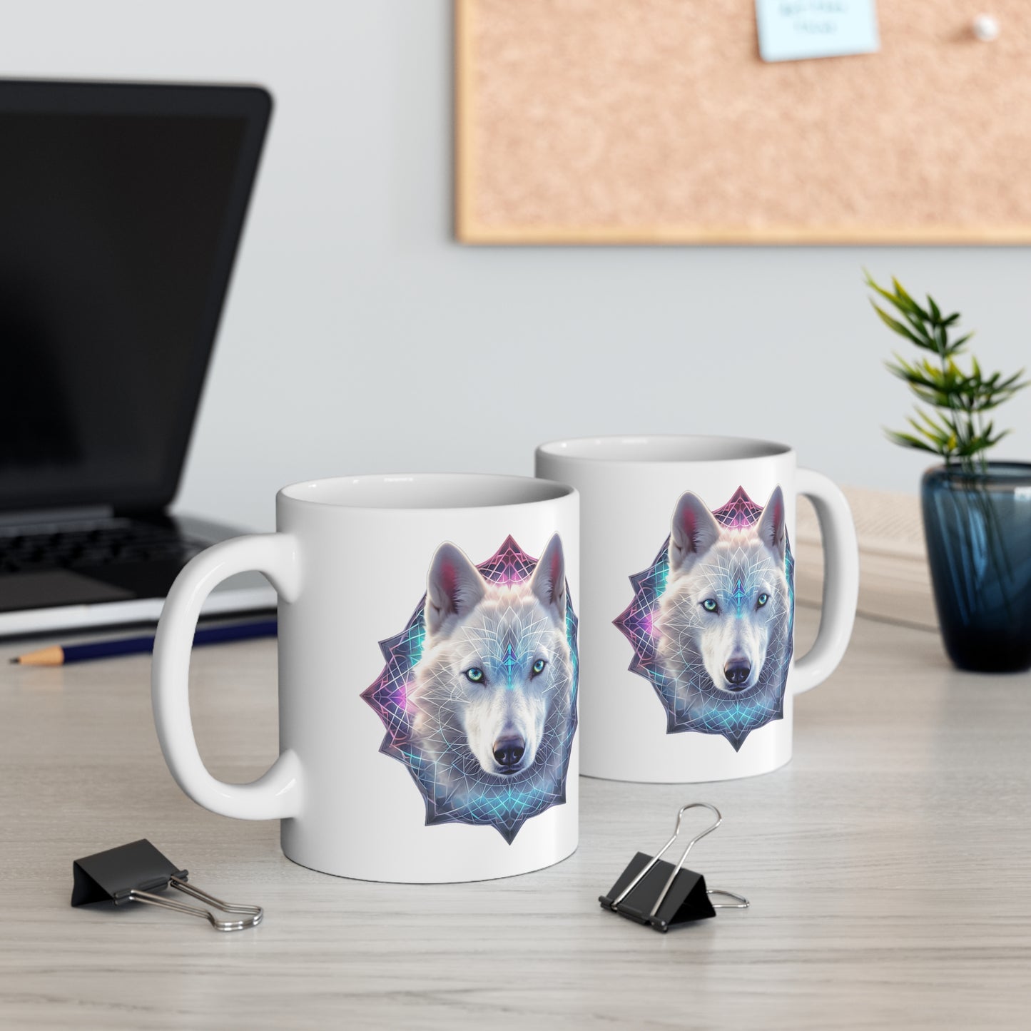 Mug - 11oz White - Kyro "Sacred Geometry"