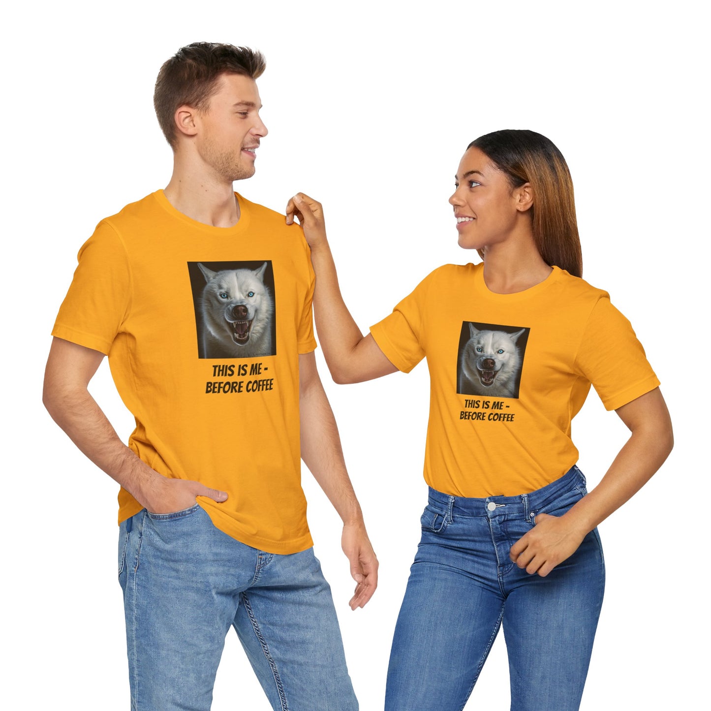 Unisex Short Sleeve Tee - Kyro "Coffee" - Double Sided