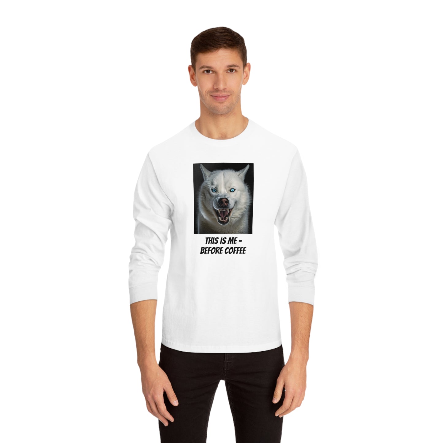 Unisex Long Sleeve T-Shirt - "Coffee" - Double-Sided