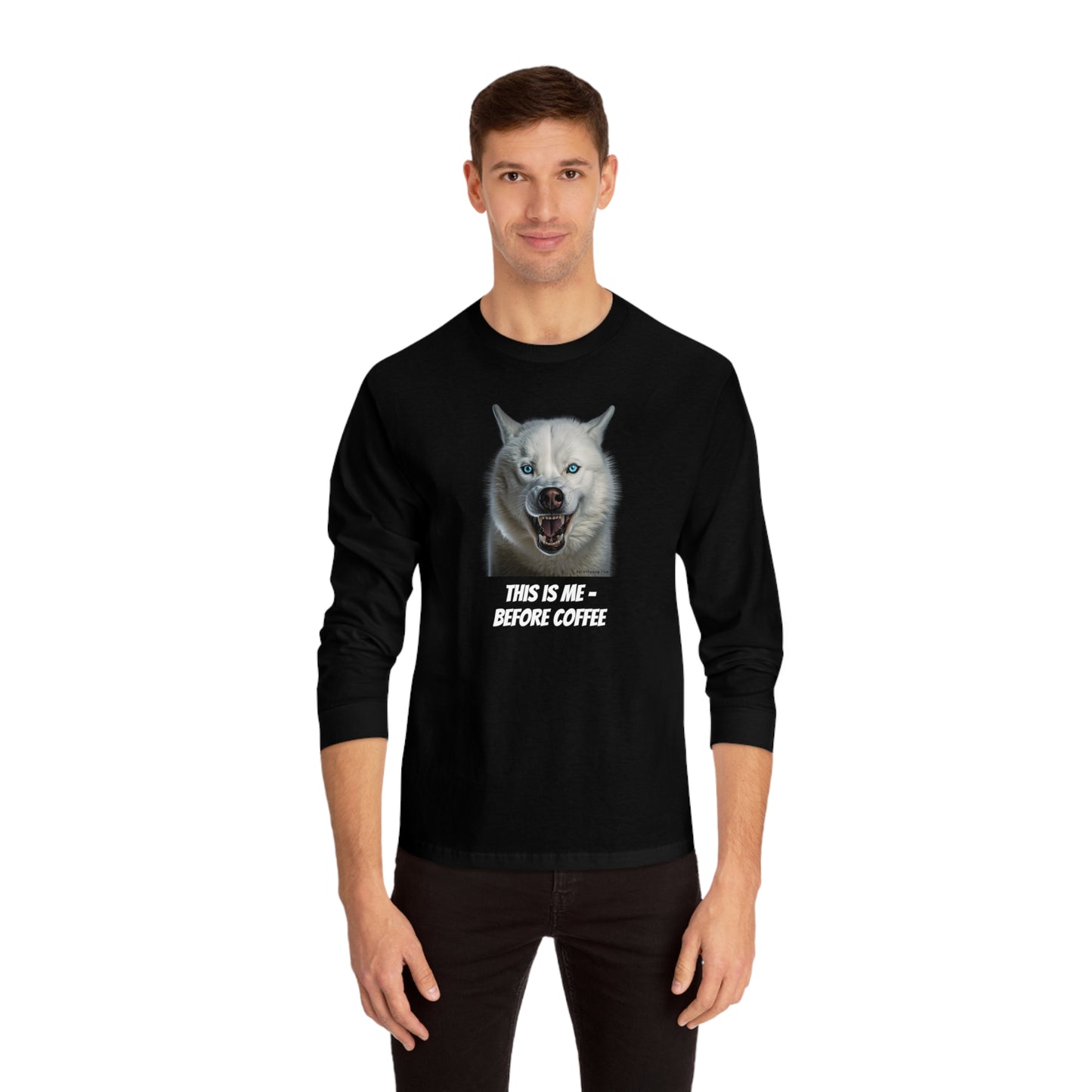 Unisex Long Sleeve T-Shirt - "Coffee" - Double-Sided