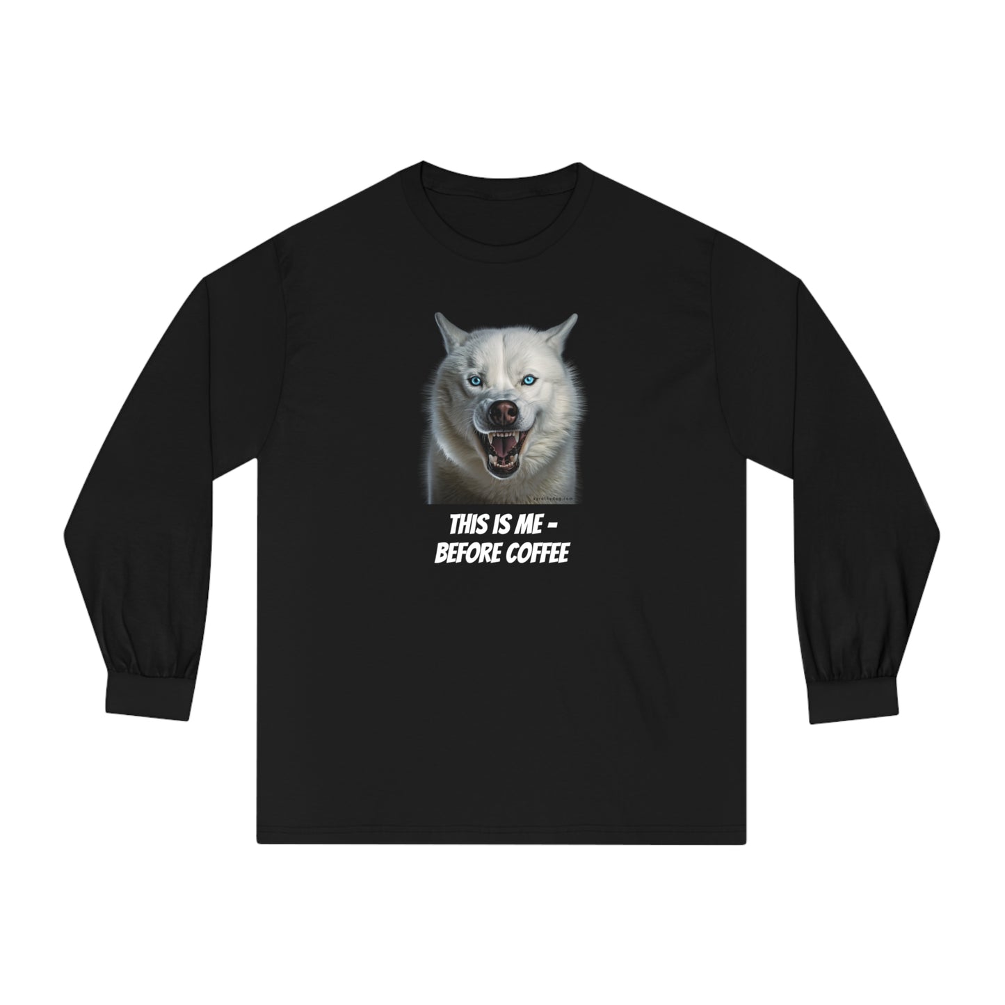 Unisex Long Sleeve T-Shirt - "Coffee" - Double-Sided