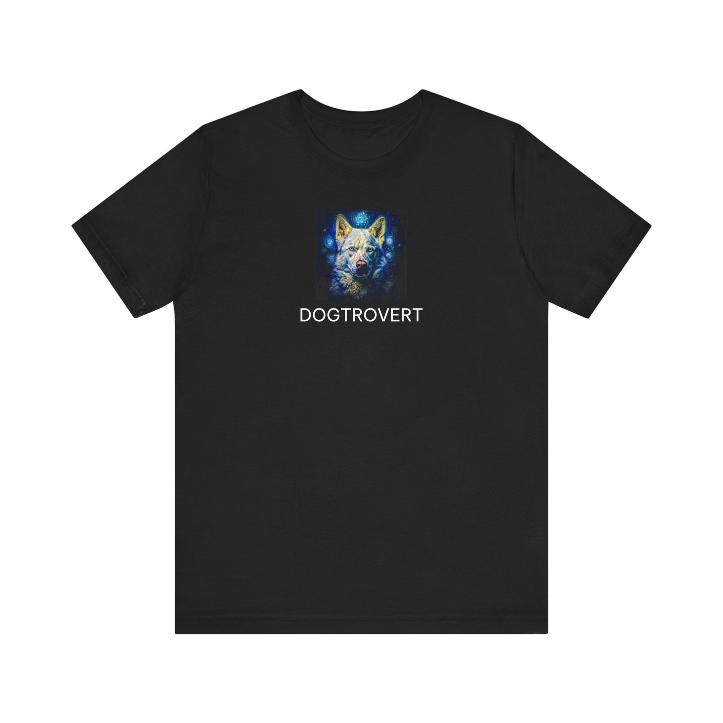 Unisex Short Sleeve Tee - Kyro "Dogtrovert - Van Gogh"
