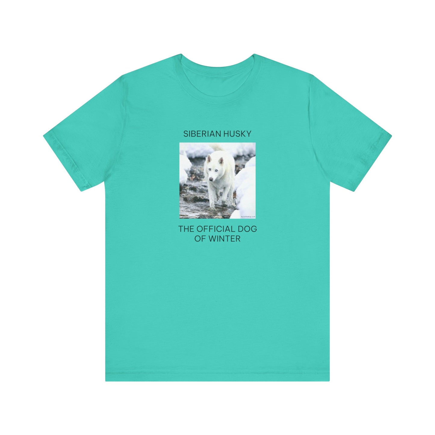 Unisex Tee - Jake Edmondson Photo - Siberian Husky - The Official Dog of Winter