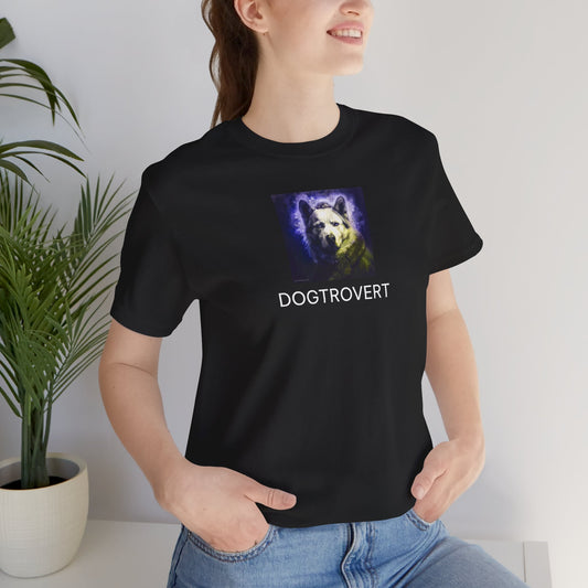 Unisex Short Sleeve Tee - Kyro "Dogtrovert - Rembrandt"