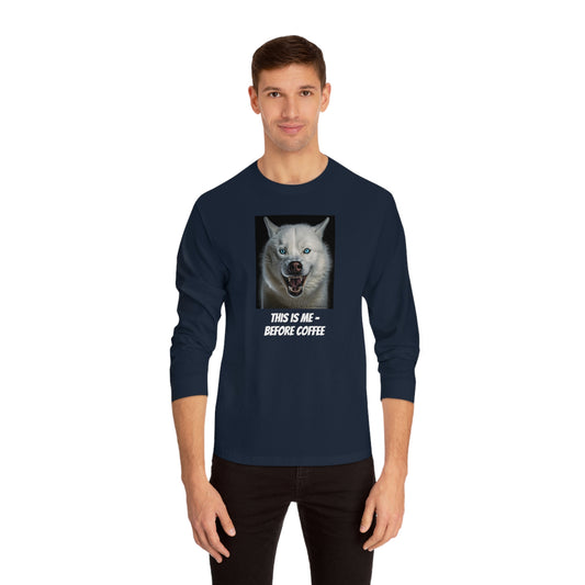 Unisex Long Sleeve T-Shirt - "Coffee" - Double-Sided