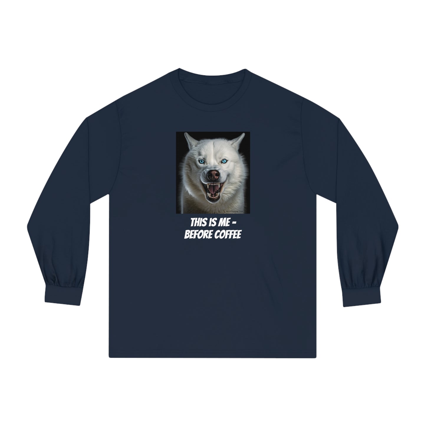 Unisex Long Sleeve T-Shirt - "Coffee" - Double-Sided
